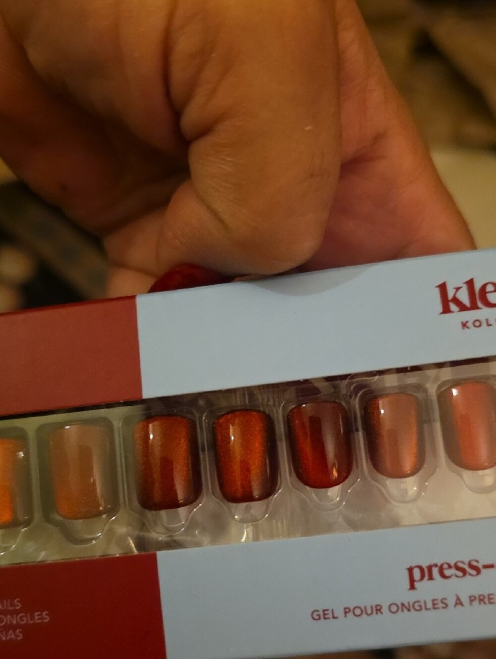 Kleo Kolor Press-On Gel Nails - Scarlet Success 30pc - Picture 4 of 6